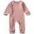 Import Newborn  Boy Footie  Pajamas Ruffle Ribbed Jumpsuit Knitted Solid Outfits Cotton Baby Rompers With Zipper from China