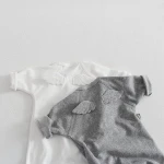 Newbron Baby Romper Pure Cotton Casual Wings Jumpsuit