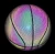 Import night light up official Glowing hologram After-Glow noctilucent strontium aluminate luminous reflective basketball balls from China