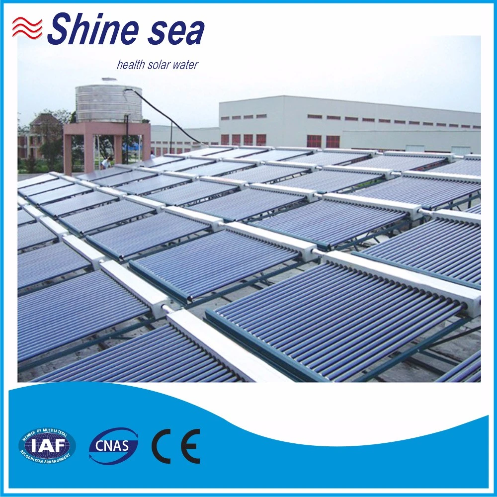 Non-Pressure hot water heating solar heat collector project