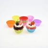 non-stick ,custom shaped silicone Cupcake Muffin mold,ice cream cup Colorful silicone bakeware cake moulds