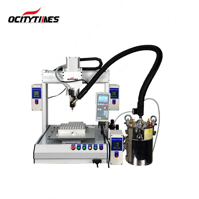 Ocitytimes Manufacture HOT Selling F1 automatic thick cbd oil cartridge filling machine with heater