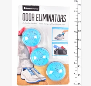 odor eliminator  Shoe Deodorizer/perfect for sneakers,closets,hampers,travel bags&amp;gear