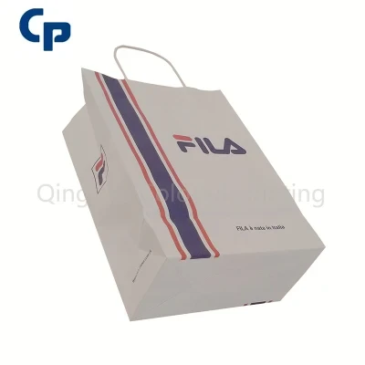 OEM Custom Recycable Biodegradable Logo Wholesale Cheap Luxury Gift Shopping Kraft Paper Bag Packaging