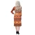 Import OEM service ethnic wear women v neck midi plus size print dress from China