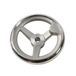 OEM Stainless Steel Investment Casting Threaded Hand Wheel with IATF16949 certificate