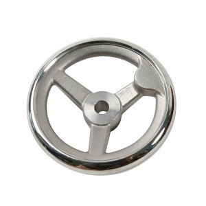 OEM Stainless Steel Investment Casting Threaded Hand Wheel with IATF16949 certificate