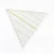 Office School Acrylic Plastic Straight Ruler with Customized Colors Acrylic Triangle Rulers