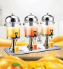 OKEY Food beverage machinery automatic soft drink dispenser machine catering used soda 3 door beverage dispenser cooler