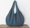 Online shopping ramie cotton fabric handbag shoulder bag women bag