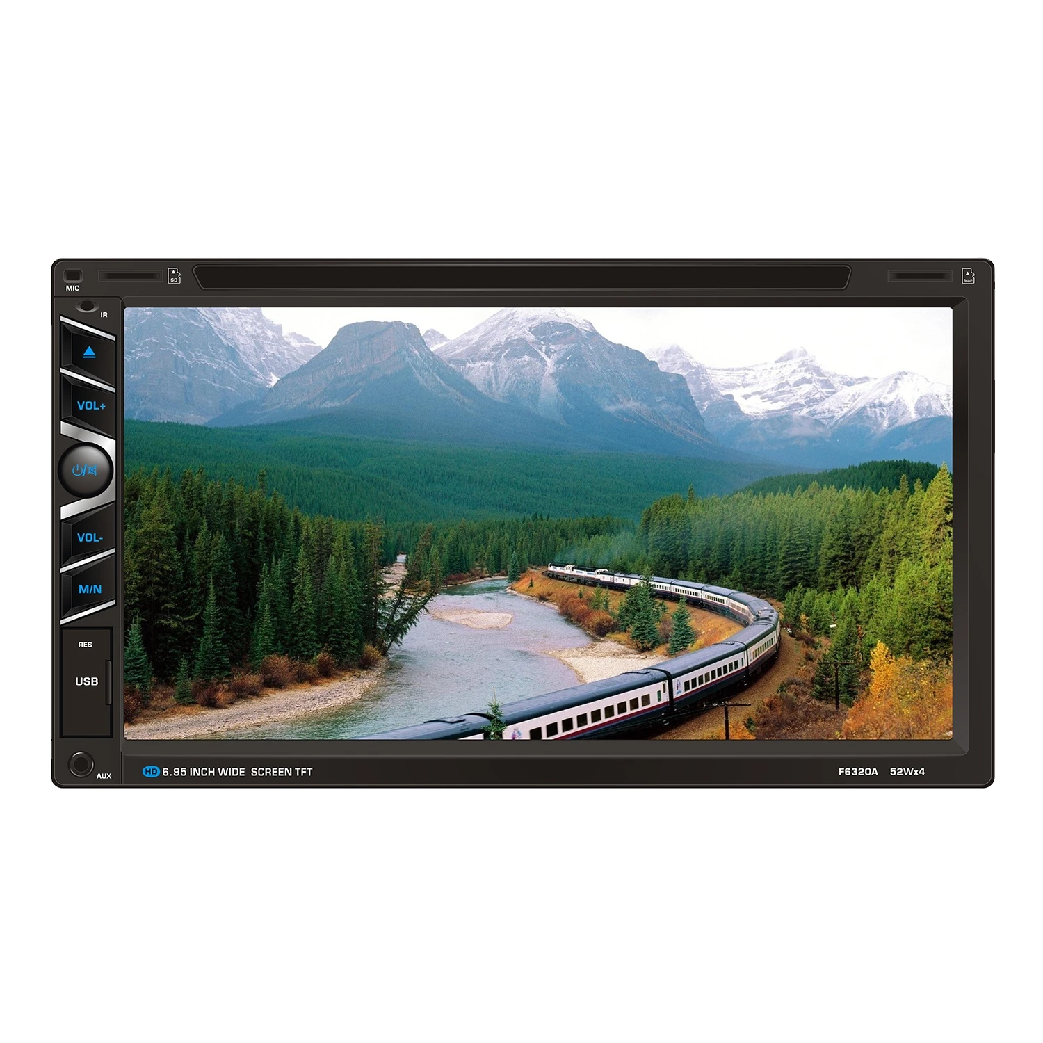 Open frame industrial panel square monitor New car LCD portable analog TV car dvd player
