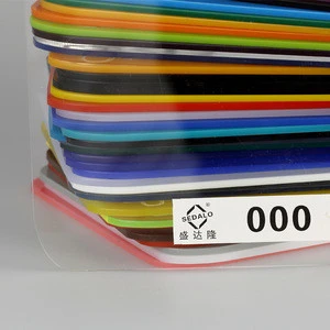 Optical Grade Cast Transparent Color Acrylic Sheet, Plexiglass, PMMA 10mm