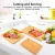 Import Organic Bamboo Cutting Board with Juice Groove 3-Piece Set for Meat Cheese and Vegetables Chopping board from China