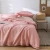 Import 100% organic lyocell Bamboo solid color bedding set bedsheets comforter from China