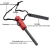 Outdoor camping survival Magnesium Flint Stone Emergency Fire Starter with compass and whistle