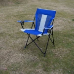 Outdoor Portable Collapsible Metal Frame Camp Folding Accent Chair Compact Beach Arm Chairs Picnic Table Leisure Camping chair