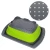 Import Over the sink kitchen plastic foldable collapsible silicone Colander strainer with extendable handles from China