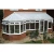 Import P-shape Style Aluminum Winter Garden Room All Season Glass Attached Garden Room Portable Sunroom from China