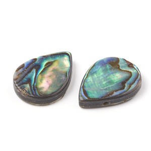 Pandahall 18mm Drop Colorful Paua Shell Beads Wholesale