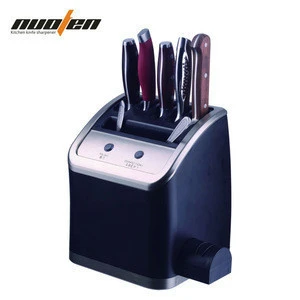 Patented Design Smart Disinfection Knife Block With Knife Sharpener