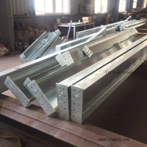 PEB galvanized materials h-section steel i beam