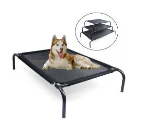 Pet Products Original Elevated Large Medium Small Luxury Pet Cot Dog Bed with Cooling Mesh Center