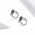 Import Pet Shapes Black Cat Earrings 925 Sterling Silver Women Small Animal Earring from China