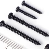 Phosphated Drywall Screws FOB Round Head Flat Tail Self-tapping Black Zinc Plated Screw  Self Drilling Screw