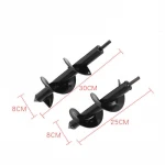 Planter Garden Auger Hole Digger Power Earth Spiral Drill Bit  Garden Vegetable Spiral Leaf Digging Bit