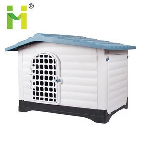 plastic kennel decorative plastic pet home carrier dog cage house with door