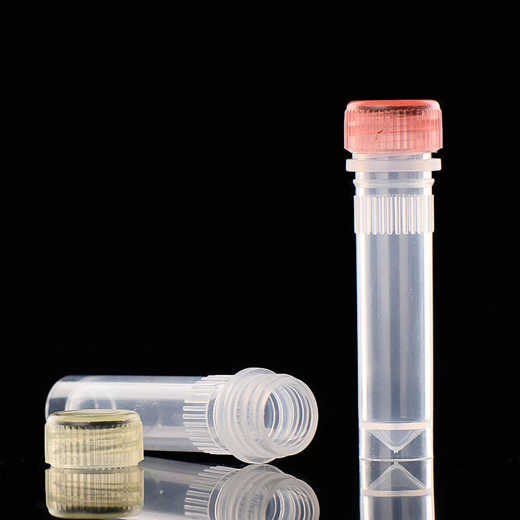 Plastic lab 1.8ml microcentrifuge tube with screw cap