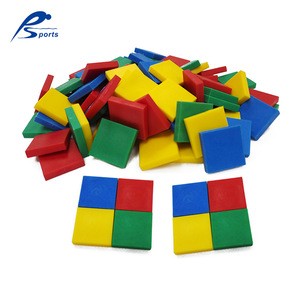 Plastic learning resources 4color 400PCS Square Board math toy teaching aids