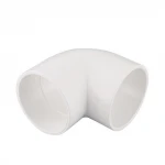 Plastic PVC 90 degree elbow pipe fitting