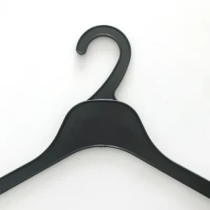 Plastic Top Cloth Hanger for Women Garment Clothes Rack with Anti-Slip on Shoulder and Bar