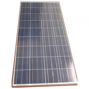 Polycrystalline 120W/12V Solar Panels Factory Direct with Light Brown Frame
