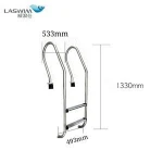 Pool accessories 2 3 4 5 steps two armrest NSF type stainless steel 304/316 pool ladder