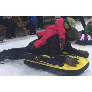 Popular plastic inflatable snow sledge tube, inflatable snow sled for sale