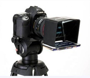 popular portable teleprompter  for camera shooting in the outdoor and indoor interview