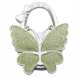 Portable Butterfly Hanger Folding Handbag Hook Table Desk Hanging Clip Holder Multi-color Bag Hanging Hook Purse Bag