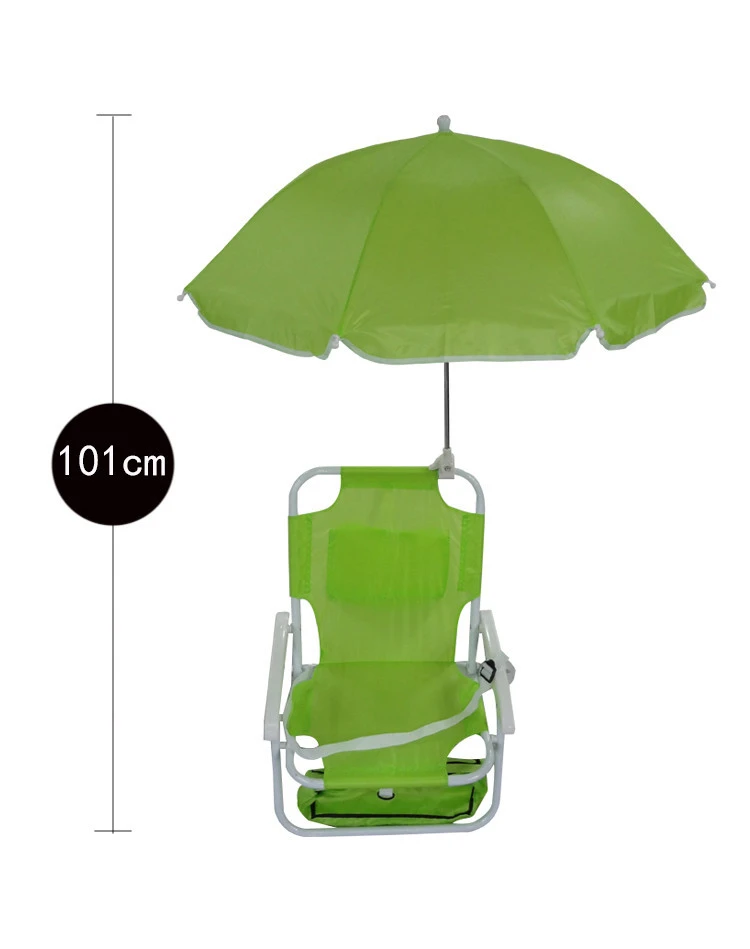Portable Folding Kids Umbrellas Beach Camping Chair With Umbrella