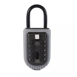 Portable Key Storage Security Lock 10-Digit Push Button Combination Multipurpose Padlock Security Key Safes