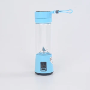 Portable Mini Blender,USB Rechargeable Smoothie Blender Juicer Cup with glass bottle, 500ml, 4000mAh Rechargeable Batteries