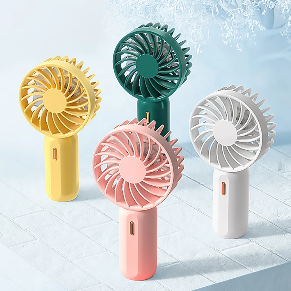 Portable Outdoor Rechargeable Super Usb Windmill Mini High Velocity Andheld Fan With Night Light