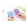 Portable Transparent Gradient Girl Card Package For Id Card Business Card