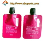 Pouch with Spout for Sun Lotion / Suntan Lotion / Sunscreen Lotion