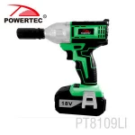 Powertec 18V, fast charger battery cordless impact wrench