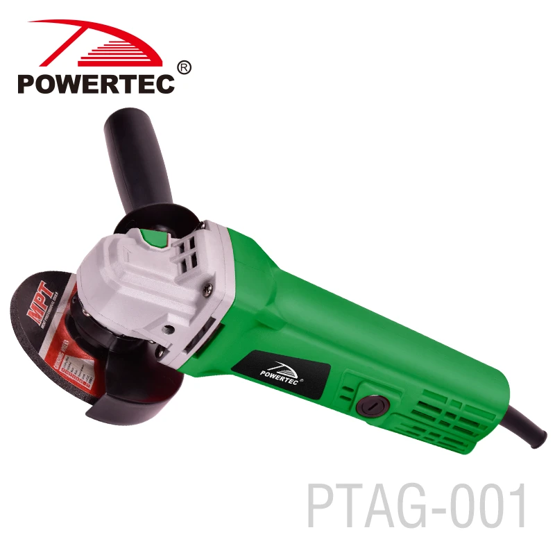 POWERTEC 680w 100mm electric mini angle grinder portable grinder power tools