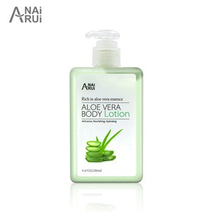 Private label natural organic aloe vera body cream Anti-acne Nourishing Hydrating for body lotion