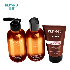 Private label travel size oem/odm hotel soap shampoo shower gel set
