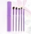 Import Professional 5pcs makeup brush set for eye makeup Tool kit + Round Tube from China